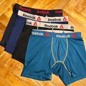 Reebok Boxer Briefs Medium 4-pack